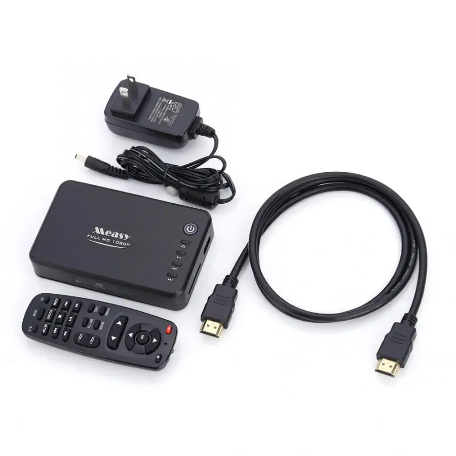 Measy A1HD Full HD 1080P плеер Мультимедиа 3D HDD MKV H.264 HDMI USB HOST SD A1HD поддержка формата Blue-ray дисков