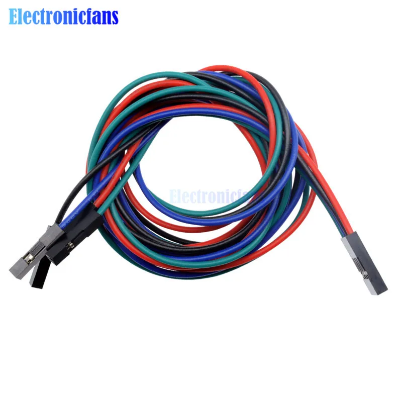 

5pcs 4Pin 70cm Cable Set Female-Female Jumper Wire for Arduino 3D Printer Reprap