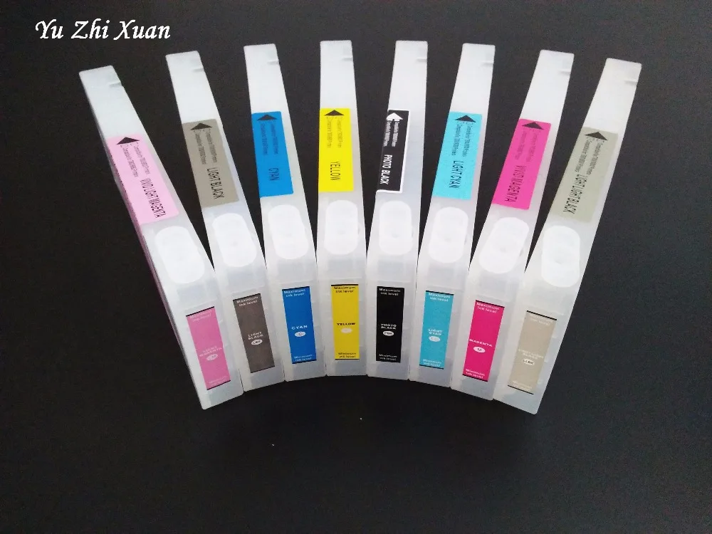 Yu Zhi Xuan! 350 мл чернильный бак с чипом для Epson 7700 9700 7710 9710 7400 9400 7450 картридж |