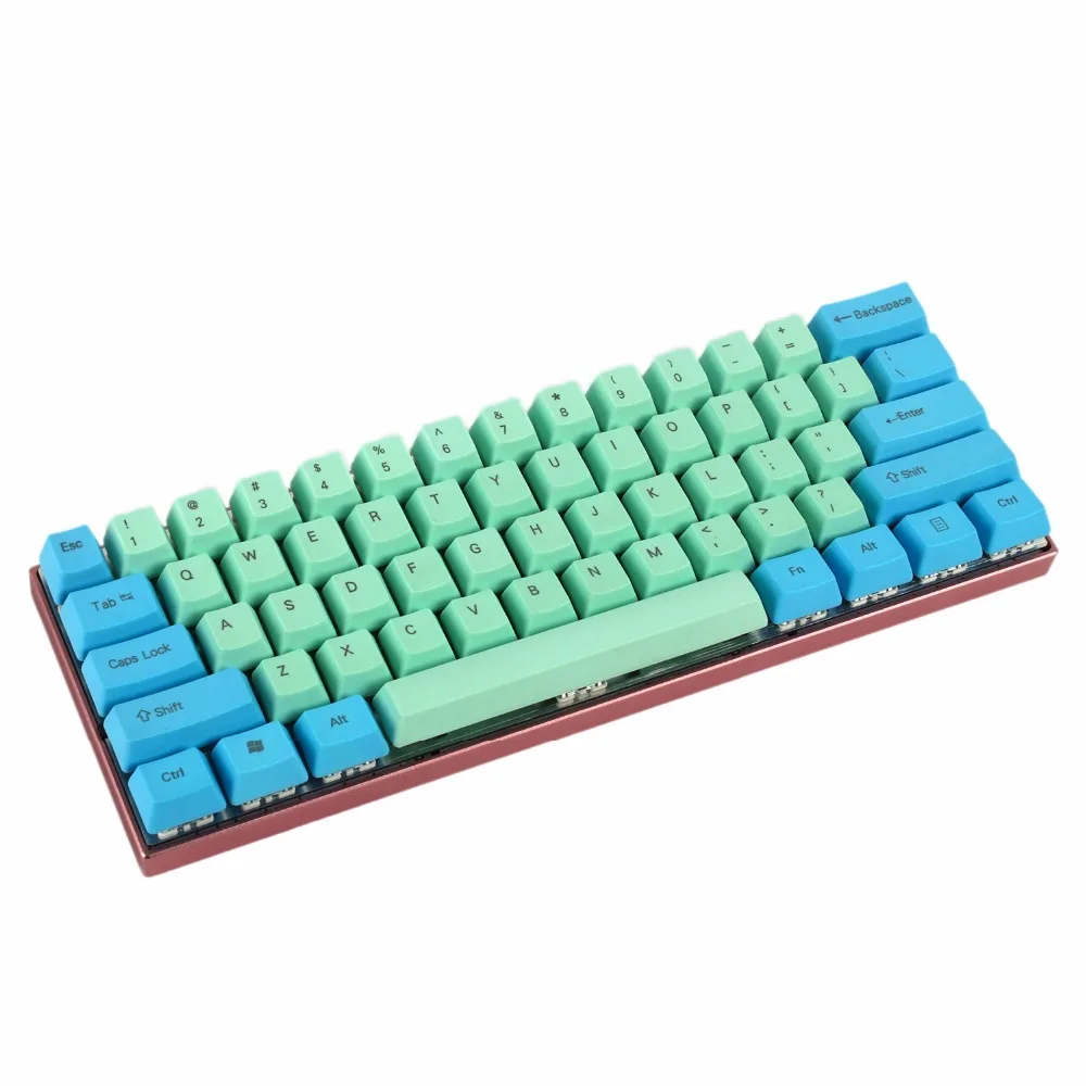 YMDK 61 OEM профиль толстые клавиши PBT для механической клавиатуры покер GH60 Bface|pbt