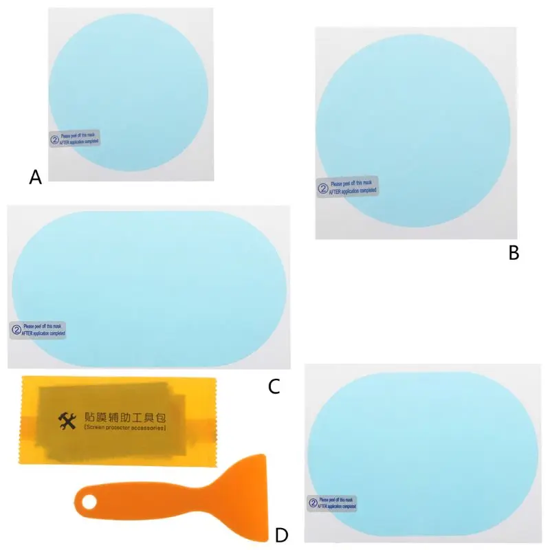 

1 Pair Car Anti Water Mist Film Anti Fog Coating Rainproof Hydrophobic Rearview Mirror Protective Film