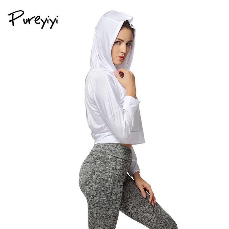 Women Hooded Running Shirts Jersey Breathable Sportswear Fitness Yoga Top Sports Clothing T Shirt Gym Tops plus size | Спорт и