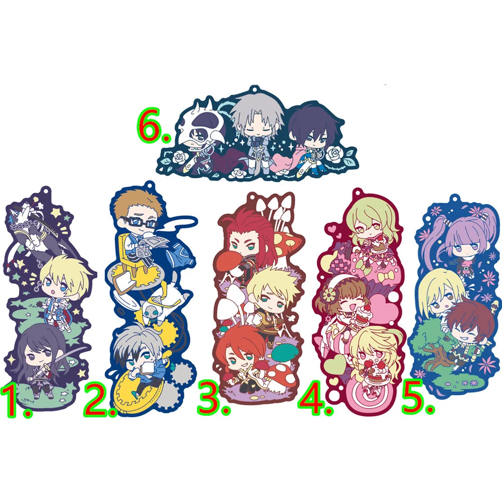 

Tales of Friends Symphonia vol.3 Luke fone Fabre Lion Magnus Rubber Keychain