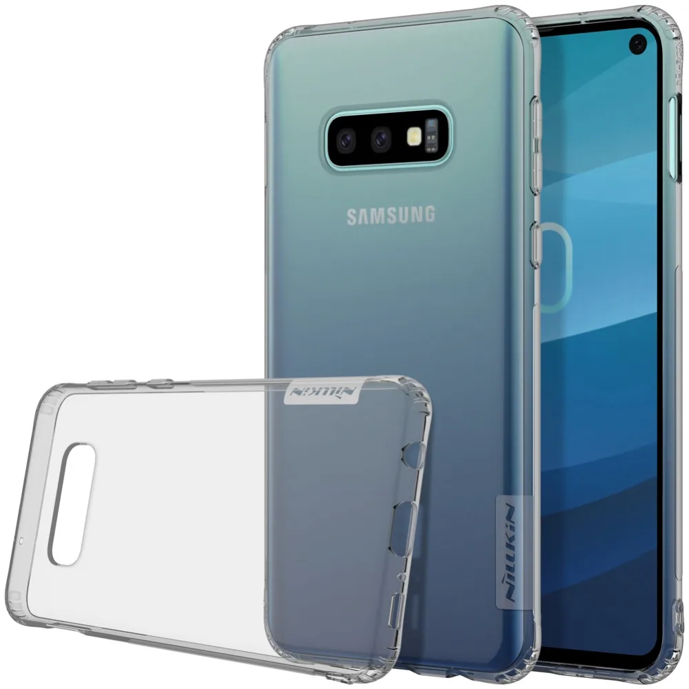 Чехол Nillkin силиконовый для Samsung Galaxy S10 E мягкий прозрачный чехол из тпу телефона