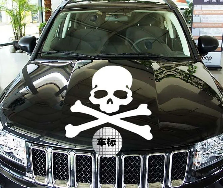 3 размера PHANTOM GHOST RIDER Автомобильная наклейка с черепом забавные автомобильные
