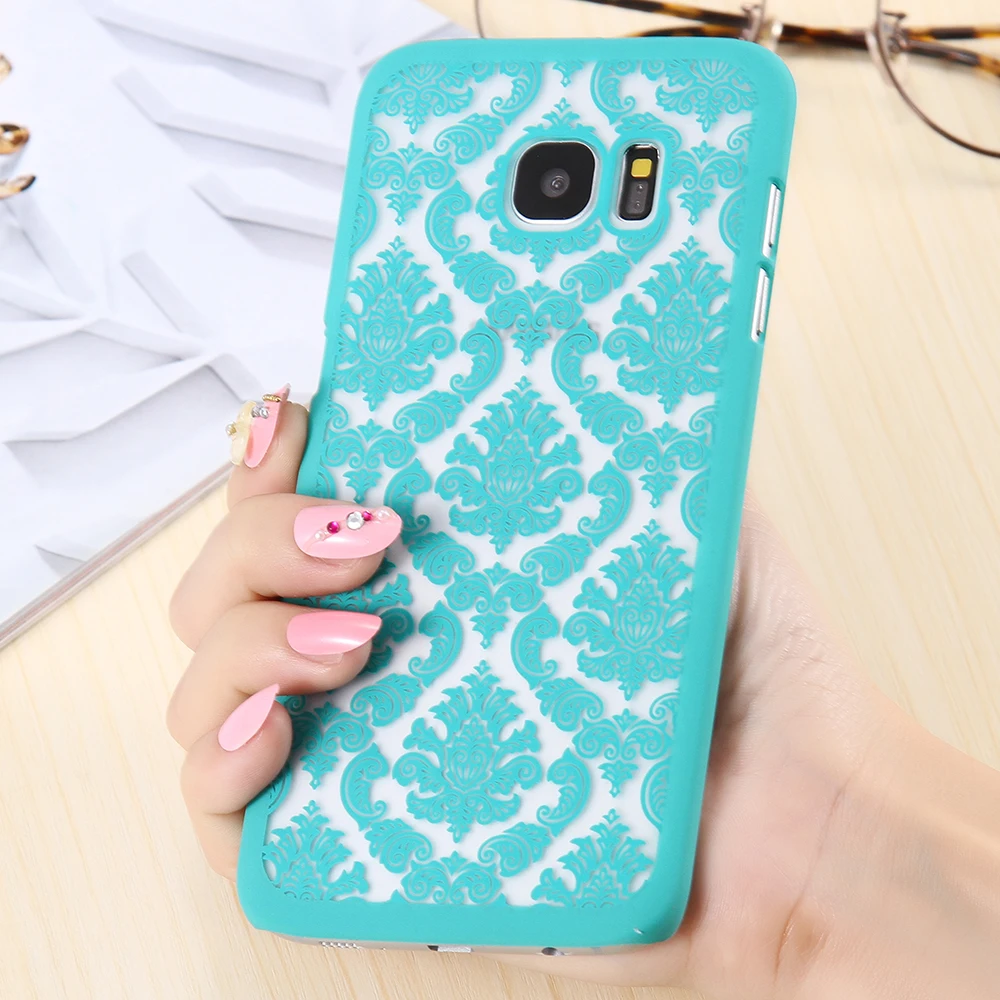 KISSCASE Ретро Дворец Флоры Для Samsung Galaxy S6 S7 Edge A7 A8 Demask Крышка Делюкс Элегантный