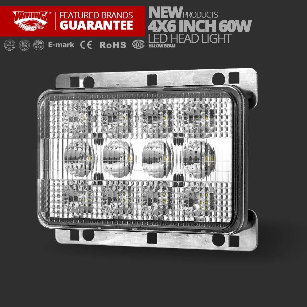 X1pc 4x6 светодиодный светильник дальнего/ближнего света заменяет Agco 30 3534510 72162190 3227332