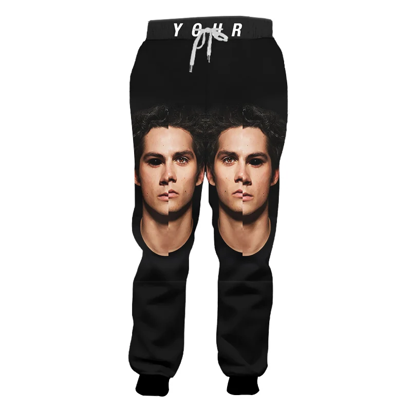 teen wolf OGKB, унисекс, повседневные спортивные штаны, мужские/женские, Забавный принт, фильм, Волчонок, 3D, спортивные штаны, мужские хип-хоп штаны для бега, 5XL - Цвет: teen wolf