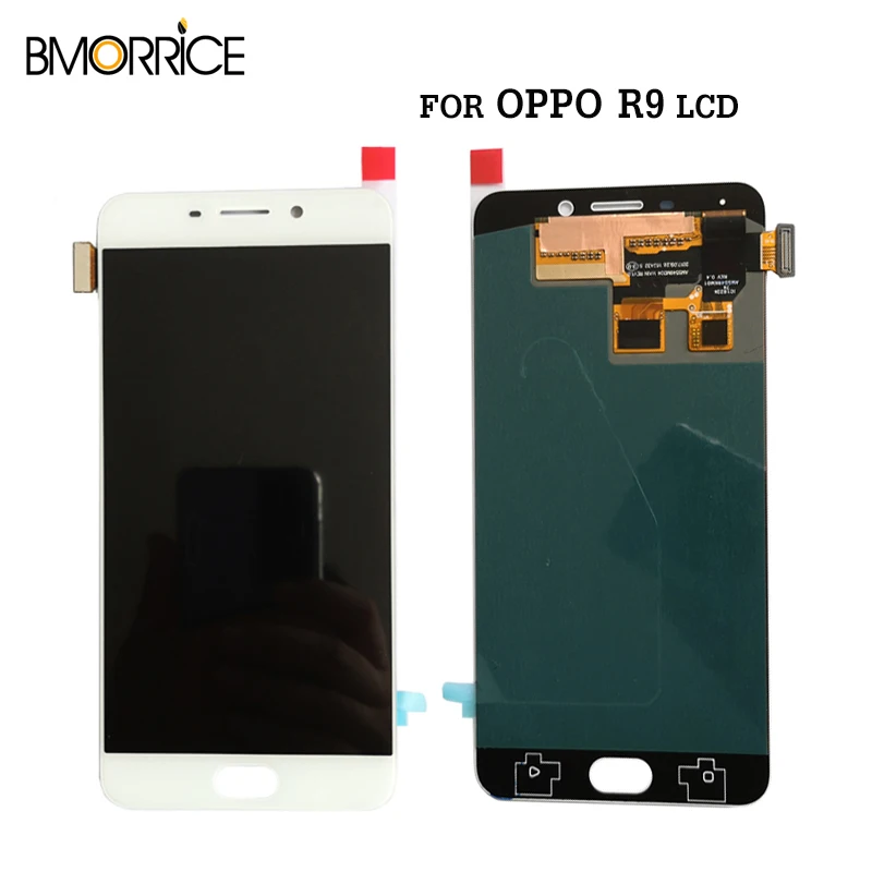 Для OPPO R9 OEM AMOLED ЖК дисплей сенсорный экран дигитайзер OLED стекло полная сборка