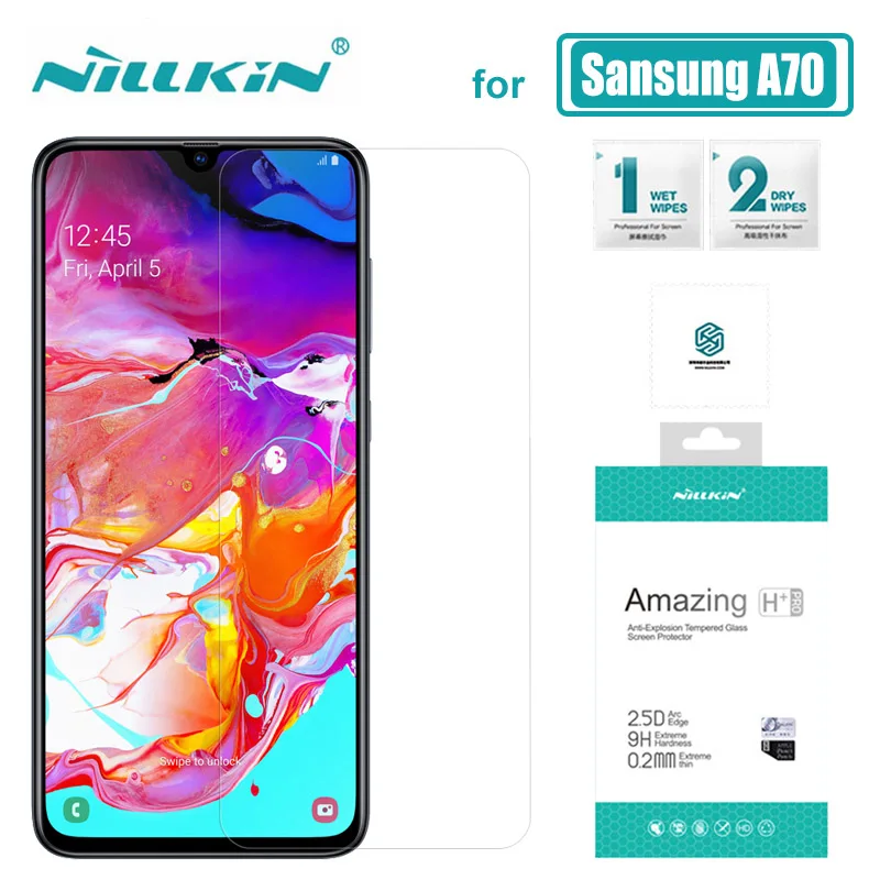Для Samsung Galaxy A70 стекло Nillkin H + PRO Закаленное протектор экрана Nilkin для ультра-тонкая