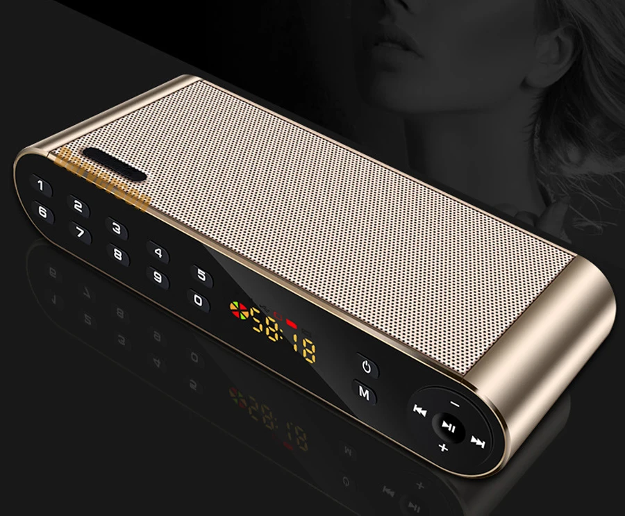 Новая крутая винтажная Классическая bluetooth-колонка встроенный радиоприемник