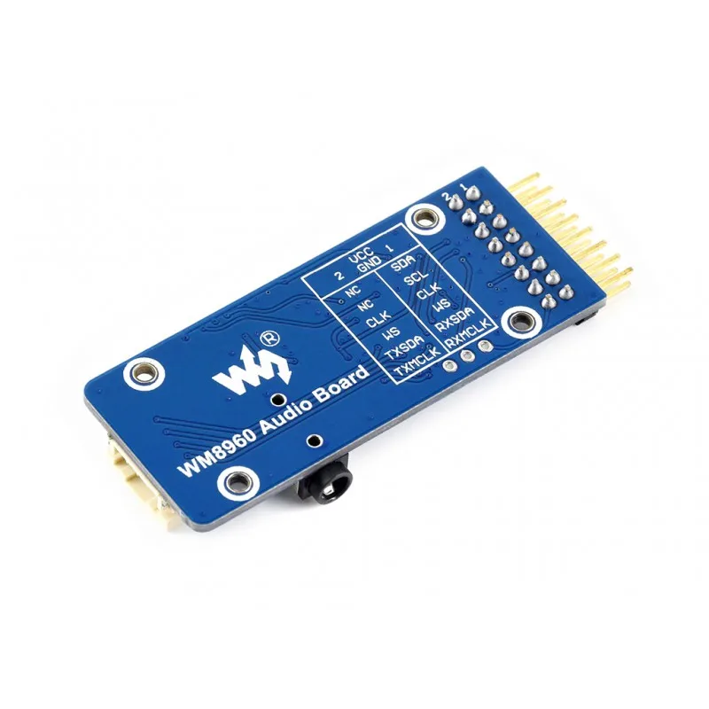 

WM8960 Stereo CODEC Audio Module, Play/Record,Supports sound effects - stereo, 3D surrounding.Onboard dual-channel speaker port