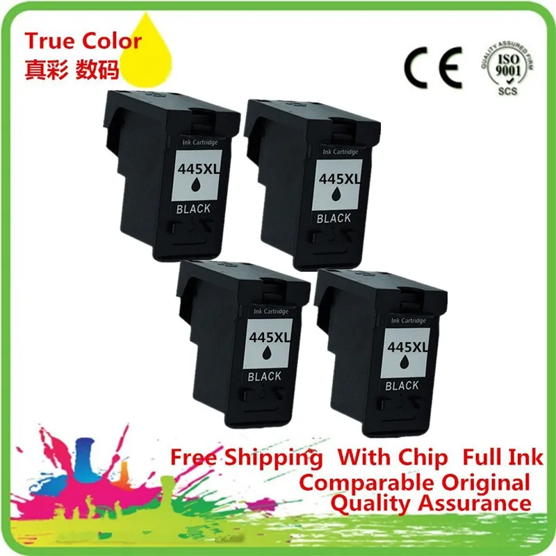4BK Чернильные картриджи восстановленные для Canon CL 446 446C 446XL CL-446 CL446 CL-446C CL446C CL-446XL CL446XL Pixma IP2840 MX494 MG2440 - Цвет: 4BK