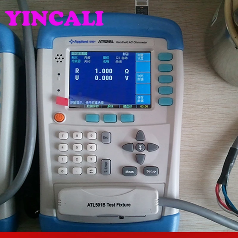 

Handheld AC milliohm meter AT528L Digital AC Milliohm Tester Battery Tester for Various Kinds of Batteries Measurement