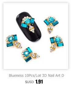 Blueness 10 рулонов/набор, пленка для ногтей, наклейки, черно-белые кружевные цветы, дизайн, маникюр, Гель-лак, 3D украшения для ногтей, наклейки