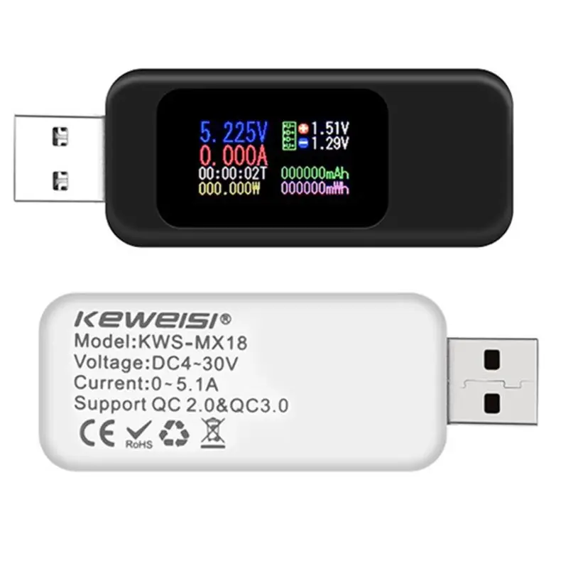 USB OLED измеритель напряжения тока мощности бытовой тестер точный инструмент для