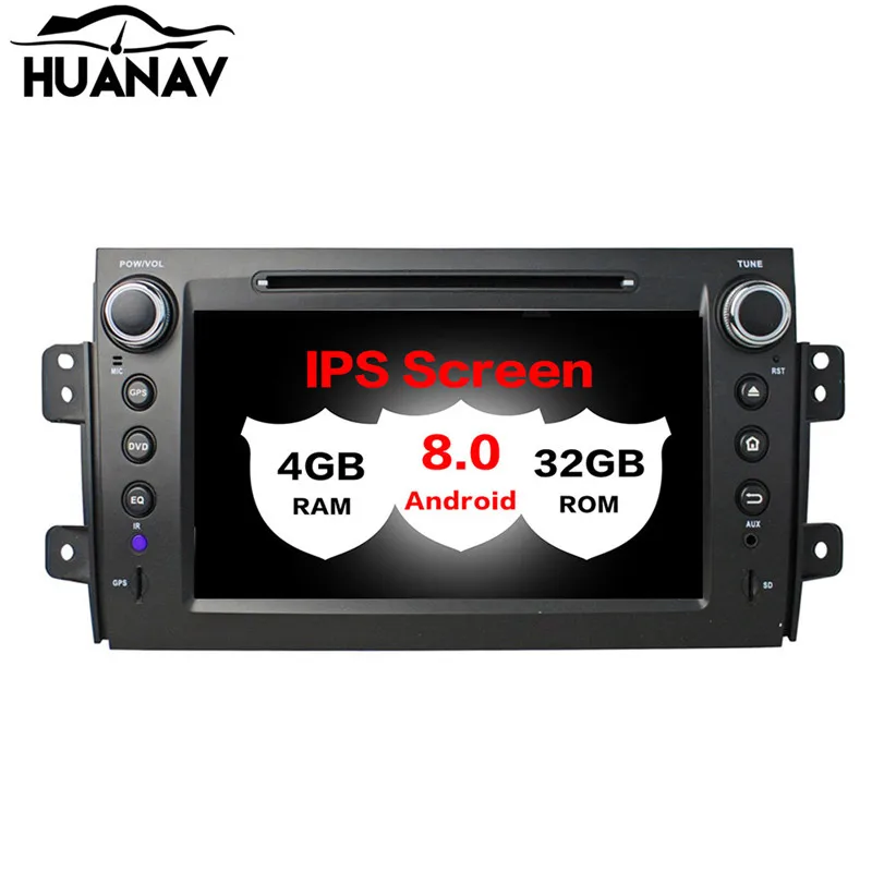 Автомобильный DVD проигрыватель на Android 8 0 CD с GPS навигацией для Suzuki SX4 2006 2012