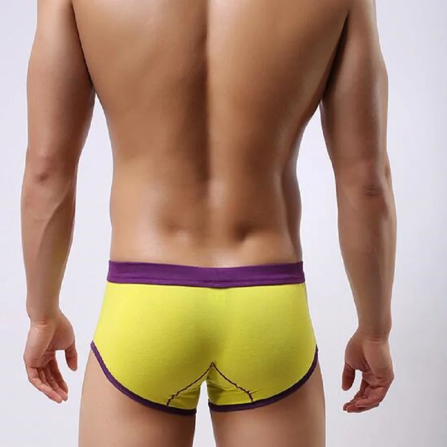 Новое поступление Для мужчин боксер Нижнее Бельё для девочек дышащий хлопок