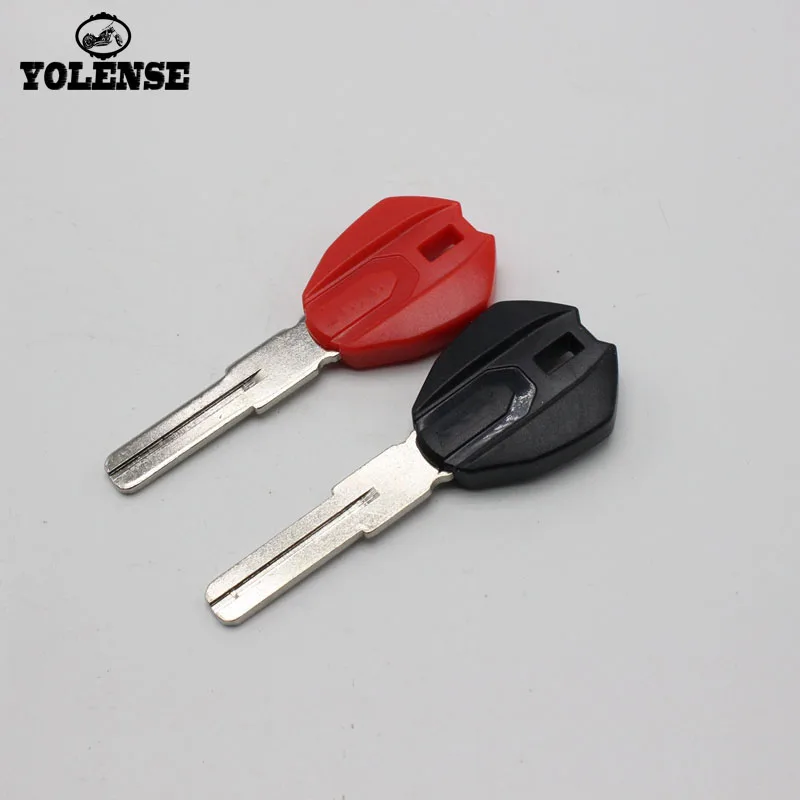 

For Ducati 1098 848 1198 696 796 1100 Motorcycle Accessories Moto Embryo Blank Key can be installed chips Motor bike Part