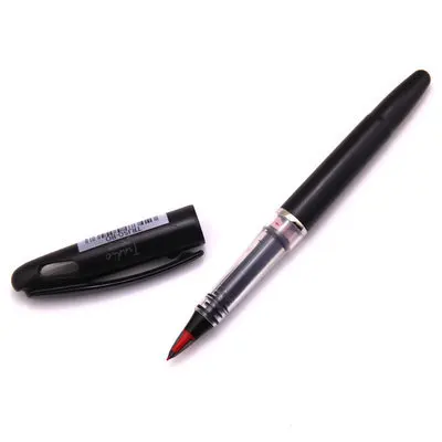 Red Pentel Tradio гелевая ручка эскизная ручка унисекс 0,7-2,0 мм Быстросохнущий гибкий наконечник черный/синий/красный цвета для рисования TRJ50 - Цвет: Red