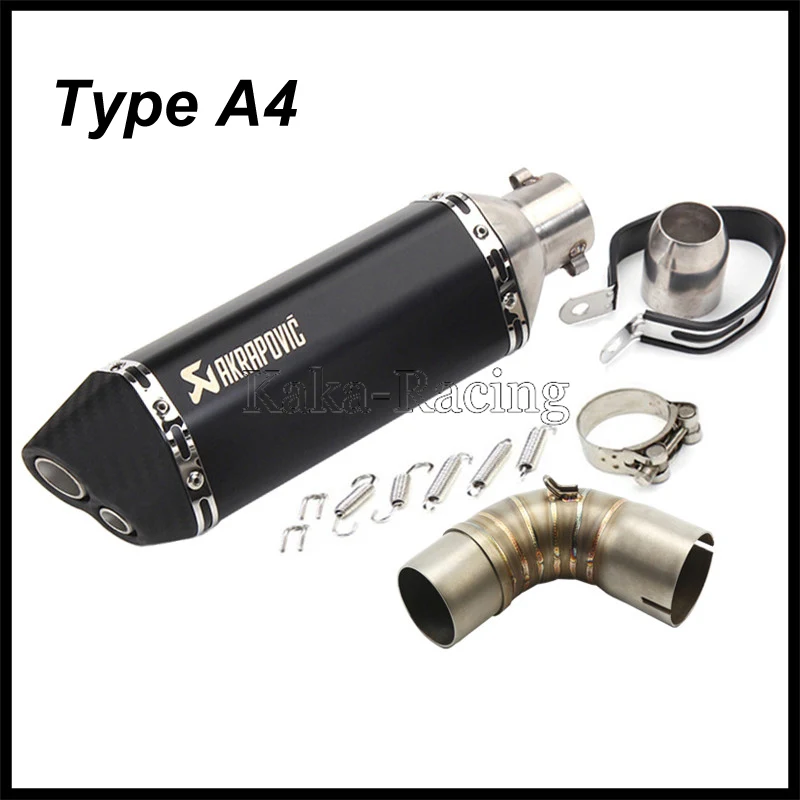 Мотоциклетное выхлопное соединение глушителя трубы средней длины с Akrapovic