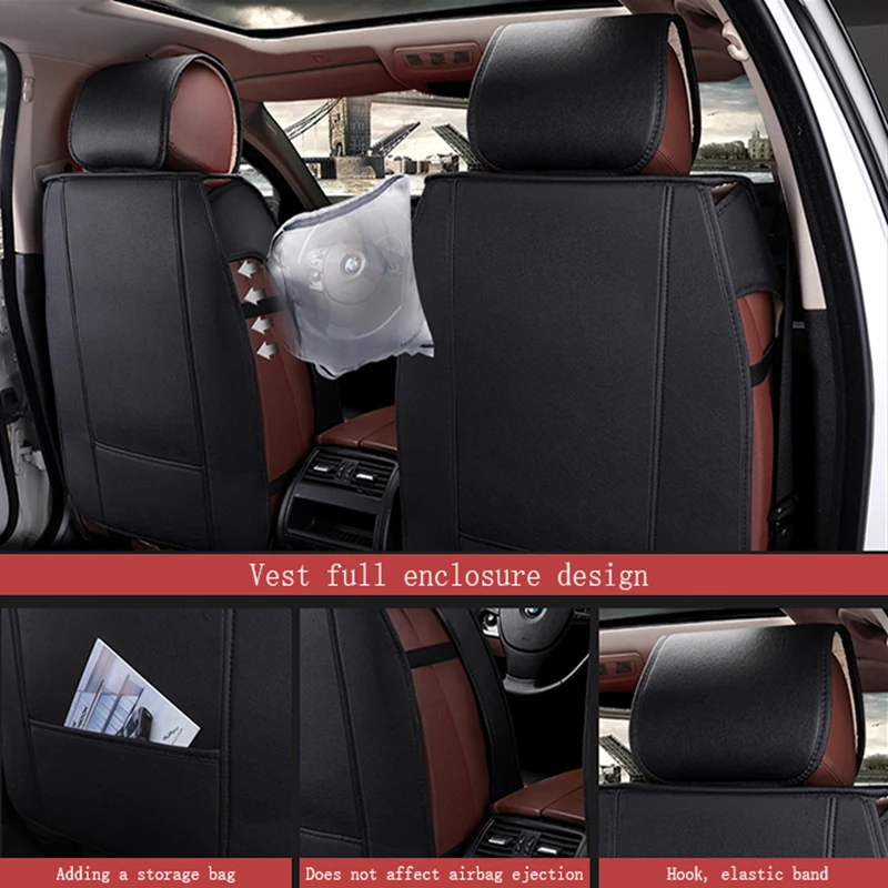 WLMWL Universal Leather Car seat cover for Honda all models CRV XRV Odyssey city crosstour civic crider vezel fit accord | Автомобили и