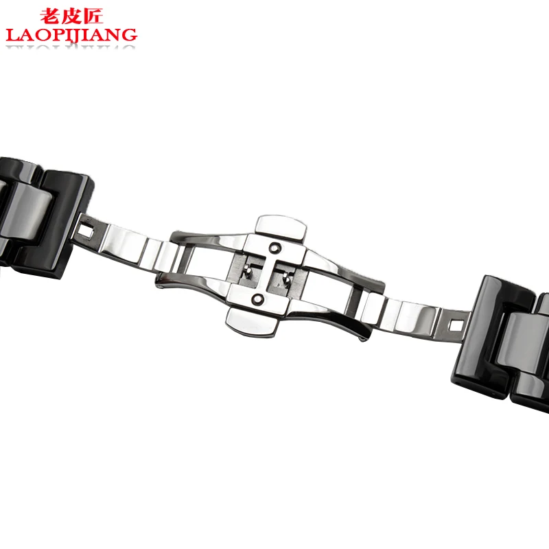 Laopijiang fit samsung gear s2 / s3 умный качественный керамический браслет для мужчин ремешок