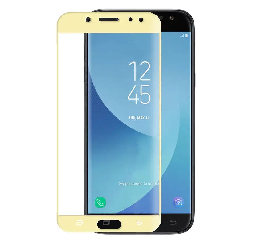 Полный изогнутое закаленное Высокопрочное Стекло для samsung J2 J3 J5 J7 2017 2016 Экран