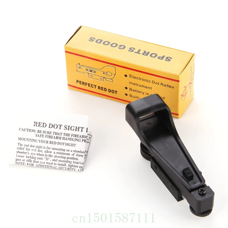 Тактический прицел для страйкбола оптический с красной точкой широким обзором