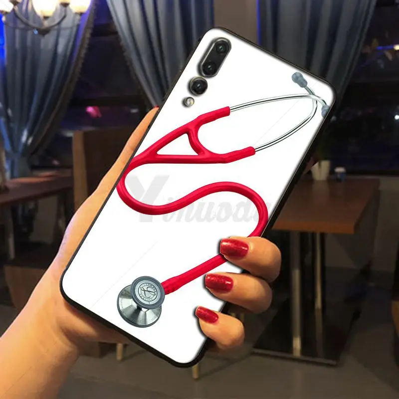 A14 Yinuoda медицинская медицина здоровье сердце мультфильм чехол для телефона оболочка для huawei p20 pro p20lite honor 8x nova3i mate20pro coque - Цвет: A14