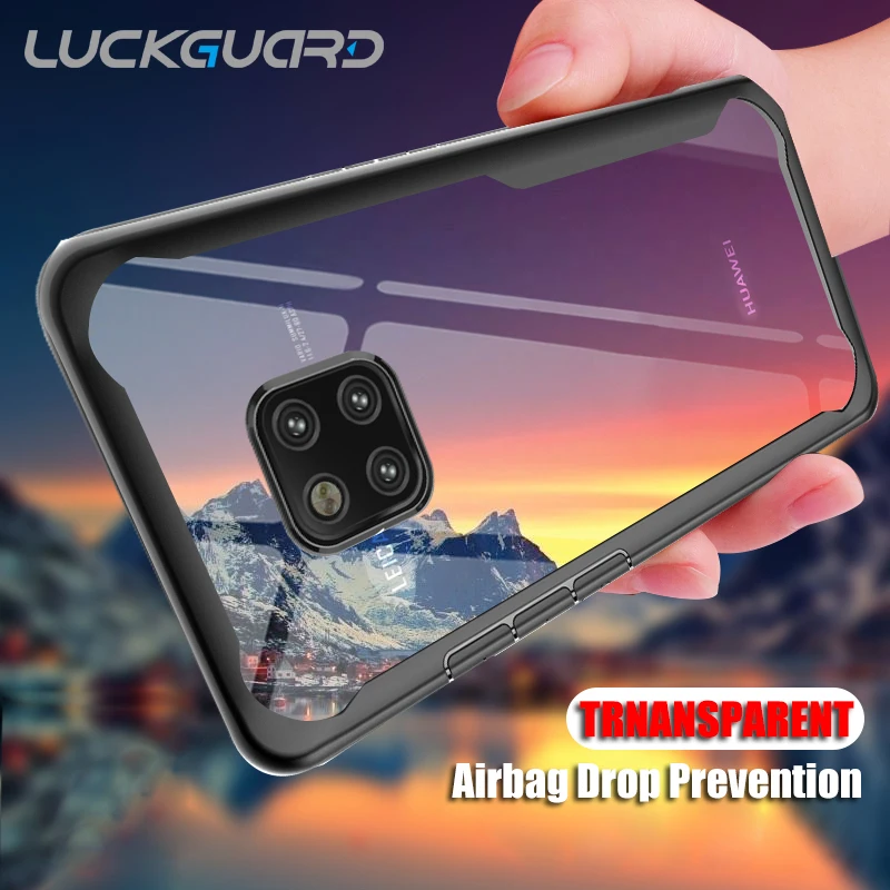 LuckGuard для Huawei Mate 20 10 Pro Чехол оригинальный противоударный силиконовый чехол Lite