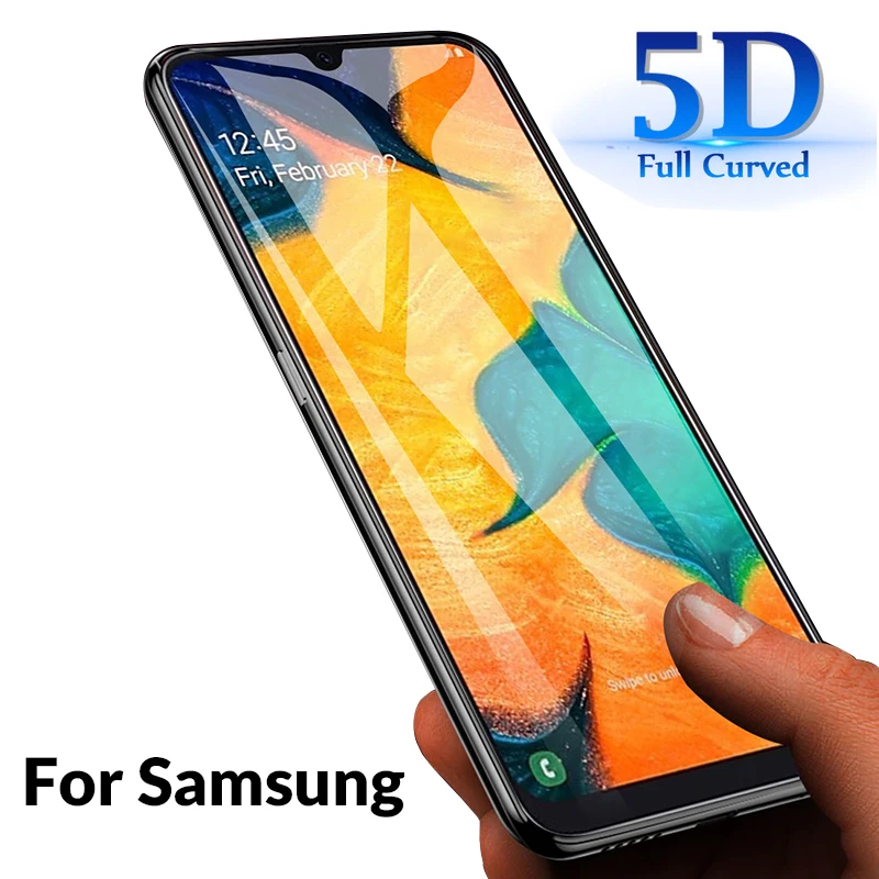 5D изогнутое Защитное стекло для samsung Galaxy A50, Защитное стекло для Sansun Galaxy A7 J6Plus A 50 A50, закаленное защитное стекло для экрана