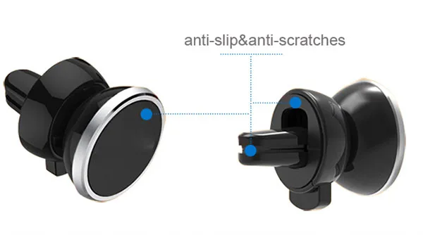 Устанавливаемое на вентиляционное отверстие в салоне автомобиля Магнитный