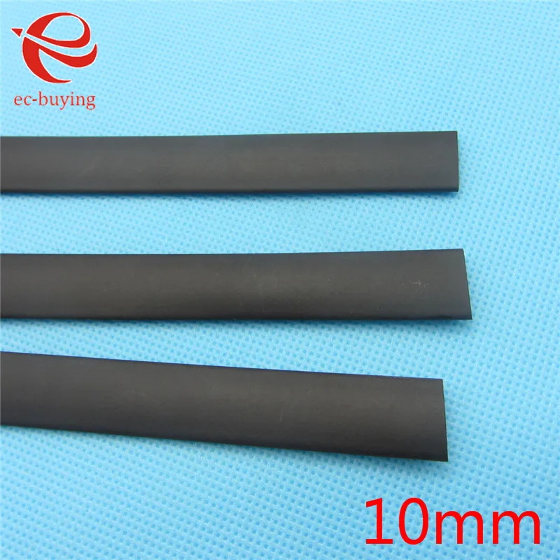 1 м черные термоусадочные трубки Усадочные изоляционные 600 напряжение 125 Цельсия