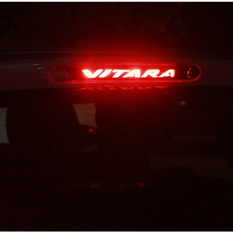 Украшение из углеродного волокна для стоп сигналов стикеры покрытие Suzuki Vitara