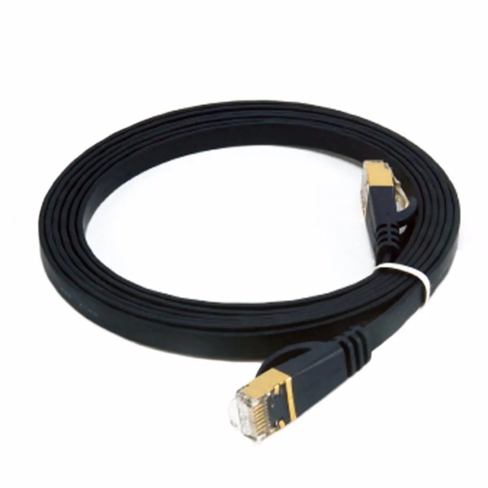 

RJ45 CAT7 сеть LAN Ethernet SSTP 10 Гбит/с гигабитный патч плоский кабель