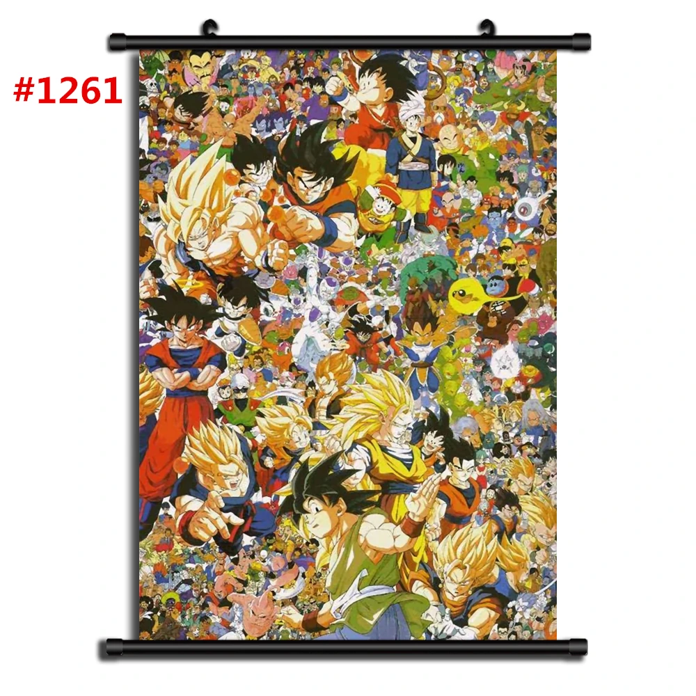 1261 Dragon Ball Аниме Манга настенный плакат свиток - Цвет: 1261