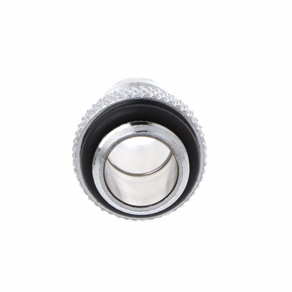 

G1/4 Water Cooling Fitting Chromed Connector Adapter For Computer Water Cooling System Heatsink Tube Pipes C26