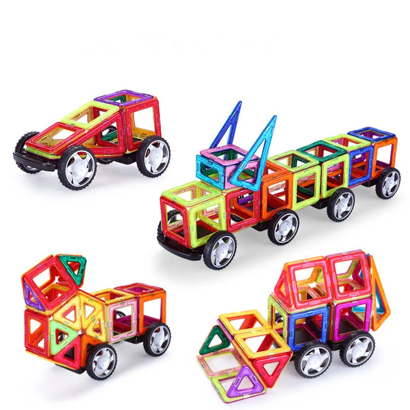 82 шт. Magformers 3D Diy магнитные строительные блоки подобранные игрушки Магнитные