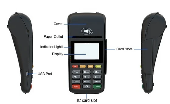 Электронный потребительский pos с полным комплектом SDK и принтер mall NFC портативный