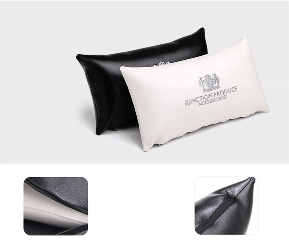 Белая кожаная Автомобильная подушка JP соединительная планка Производство Vip