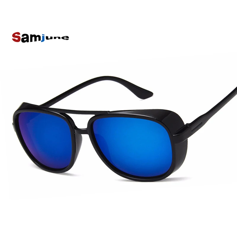 Samjune Железный человек 3 пластик Тони Старк солнцезащитные очки для мужчин Росси