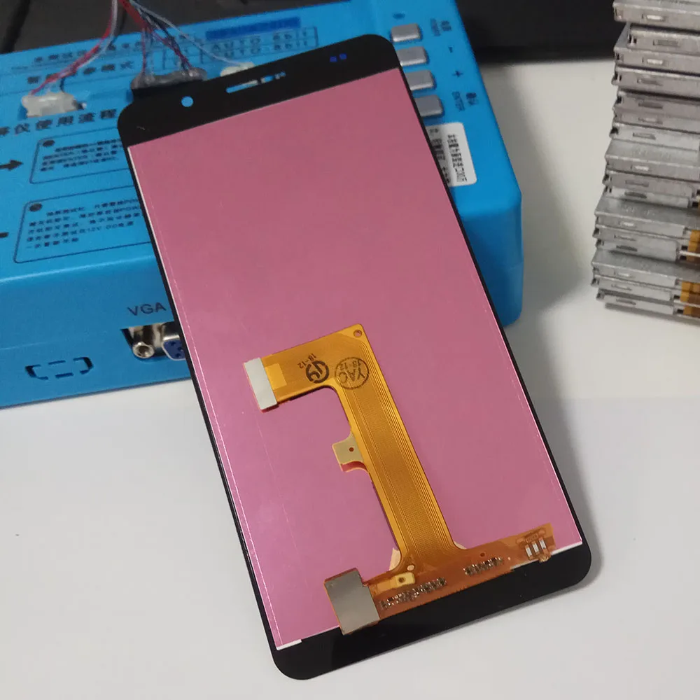 5," Высокая Экран для huawei для НУА Вэй слава 6 H60-L02 H60-L12 H60-L04 ЖК-дисплей Дисплей кодирующий преобразователь сенсорного экрана в сборе для замены Запчасти с рамкой