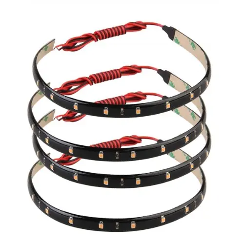 4 30 см 15 светодиодный гибкий авто полосы Neon светильник лампа розовый 12V|led flexible|neon