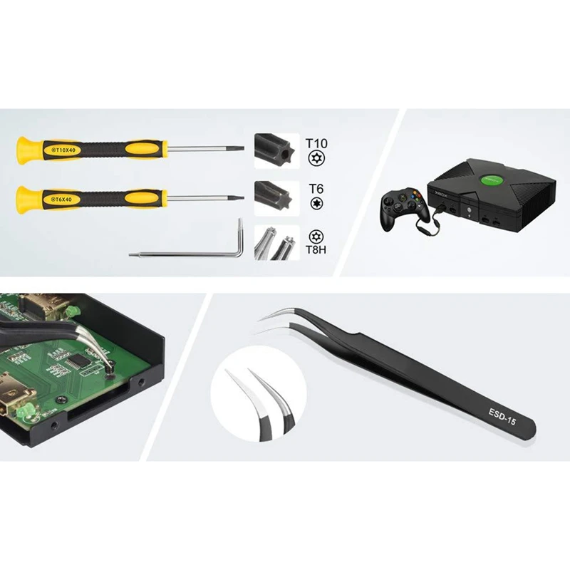 Отвертка Triwing 17 в 1 игровой набор инструментов для ремонта биты Switch Joycon Wii Nes Snes Ds