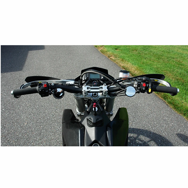

7/8" Handlebar End Mirrors CNC Motorcycle Rearview Side Mirror for Cafe Racer Clubman Sportster Chopper
