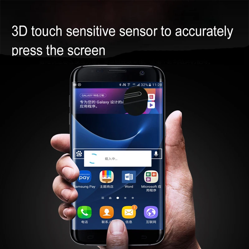 Для samsung Galaxy S8 Стекло Защитный Мягкий Полный Изогнутые Экран Защитная пленка для