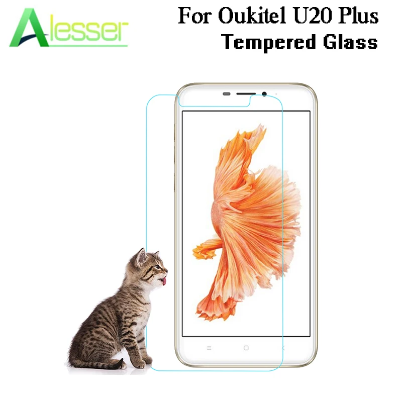 Alesser для Oukitel U20 плюс закаленное Стекло фильм Экран протектор Анти разбиться