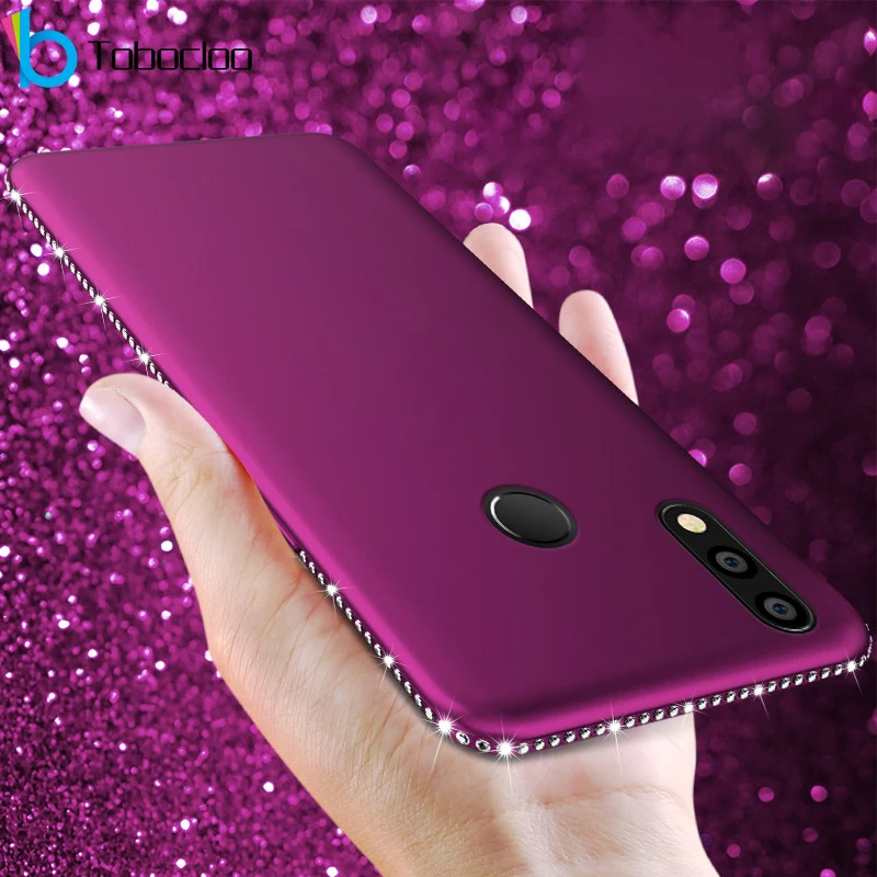 ТПУ Стразы чехол для huawei P9 P10 Lite P20 P30 Pro Коврики 20 Honor 9 10 V10 8X 7X P SMART PLUS Nova 3 3i 4 чехол мягкий блеск