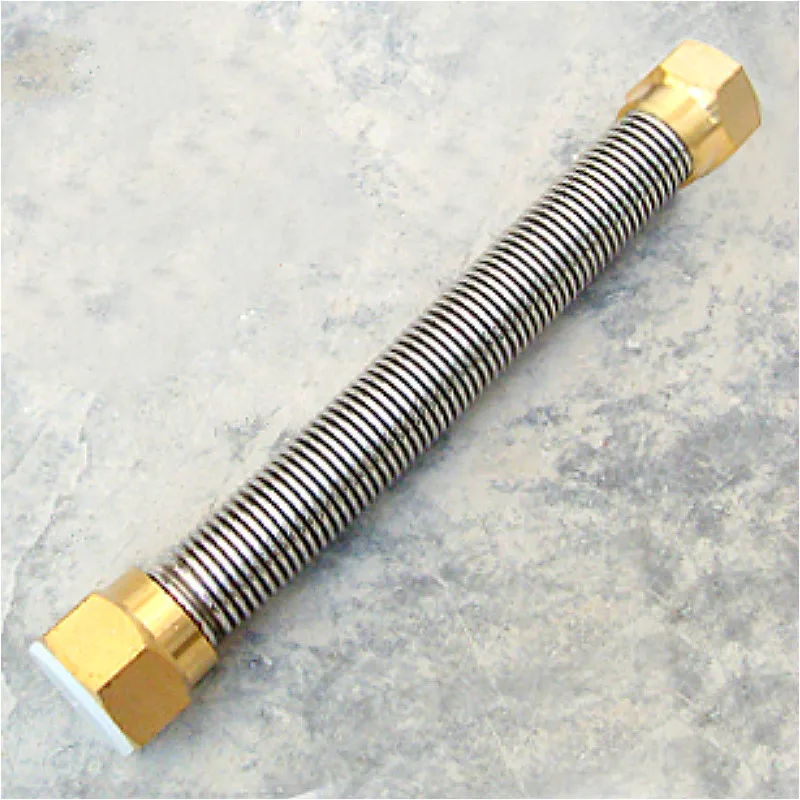 1/2 Inch Faucet Joint Stainless Steel Plumbing Pipe / Bellows Water Heater Toilet Inlet Two Female Compression Threads | Обустройство